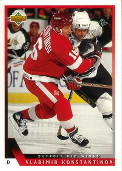 #366 Vladimir Konstantinov - Detroit Red Wings - 1993-94 Upper Deck Hockey