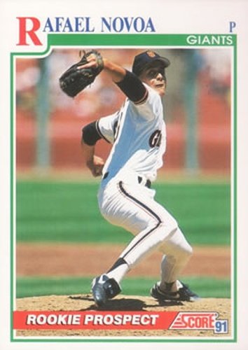 #366 Rafael Novoa - San Francisco Giants - 1991 Score Baseball
