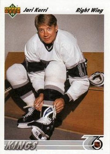 #366 Jari Kurri - Los Angeles Kings - 1991-92 Upper Deck Hockey
