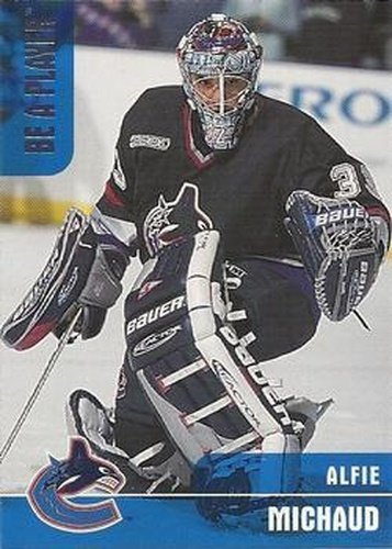 #366 Alfie Michaud - Vancouver Canucks - 1999-00 Be a Player Memorabilia Hockey