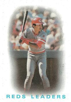 #366 Reds Leaders - Cincinnati Reds - 1986 Topps Baseball