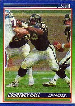 #366 Courtney Hall - San Diego Chargers - 1990 Score Football