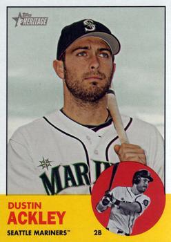 #366 Dustin Ackley - Seattle Mariners - 2012 Topps Heritage Baseball