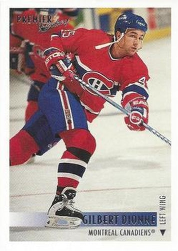 #366 Gilbert Dionne - Montreal Canadiens - 1994-95 Topps Premier Hockey