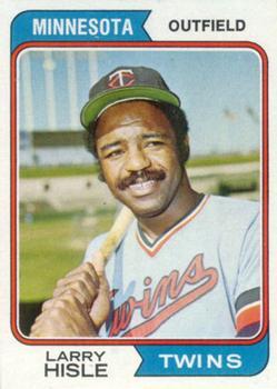 #366 Larry Hisle - Minnesota Twins - 1974 Topps Baseball