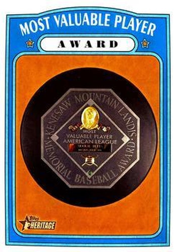 #366 MVP Award - - 2021 Topps Heritage Baseball