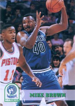 #366 Mike Brown - Minnesota Timberwolves - 1993-94 Hoops Basketball