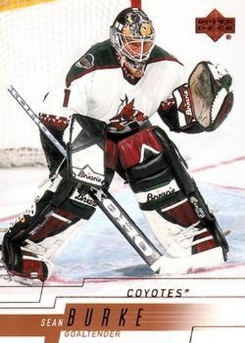 #366 Sean Burke - Phoenix Coyotes - 2000-01 Upper Deck Hockey