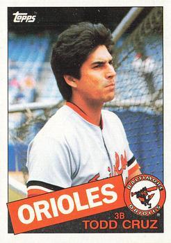 #366 Todd Cruz - Baltimore Orioles - 1985 Topps Baseball