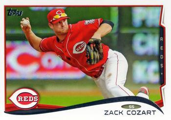 #366 Zack Cozart - Cincinnati Reds - 2014 Topps Baseball