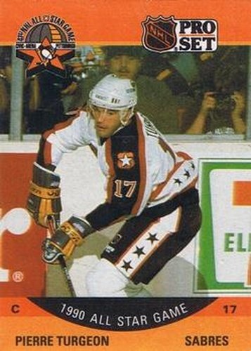 #366 Pierre Turgeon - Buffalo Sabres - 1990-91 Pro Set Hockey