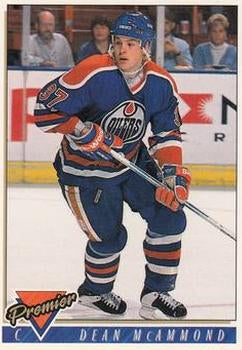 #366 Dean McAmmond - Edmonton Oilers - 1993-94 Topps Premier Hockey