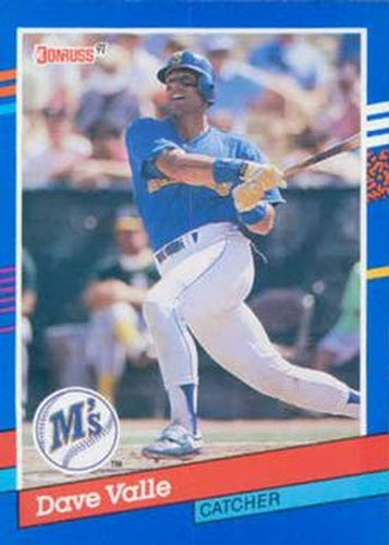 #366 Dave Valle - Seattle Mariners - 1991 Donruss Baseball