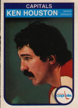 #366 Ken Houston - Washington Capitals - 1982-83 O-Pee-Chee Hockey