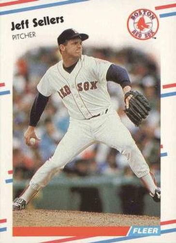 #366 Jeff Sellers - Boston Red Sox - 1988 Fleer Baseball