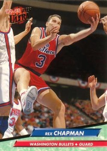 #366 Rex Chapman - Washington Bullets - 1992-93 Ultra Basketball
