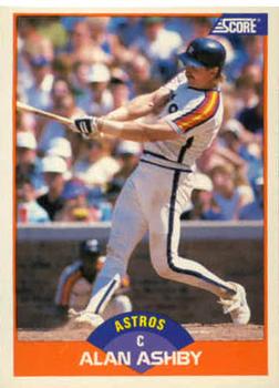 #366 Alan Ashby - Houston Astros - 1989 Score Baseball