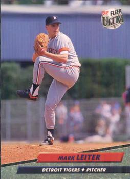 #366 Mark Leiter - Detroit Tigers - 1992 Ultra Baseball
