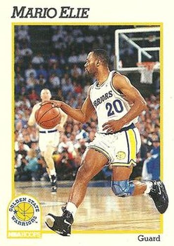 #366 Mario Elie - Golden State Warriors - 1991-92 Hoops Basketball