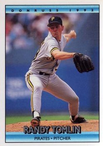 #367 Randy Tomlin - Pittsburgh Pirates - 1992 Donruss Baseball