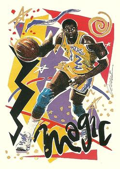 #367 Magic Johnson - Los Angeles Lakers - 1990-91 Hoops Basketball