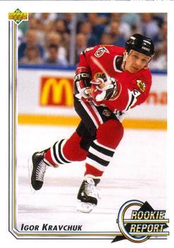 #367 Igor Kravchuk - Chicago Blackhawks - 1992-93 Upper Deck Hockey