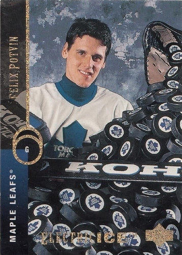 #367 Felix Potvin - Toronto Maple Leafs - 1994-95 Upper Deck Hockey - Electric Ice