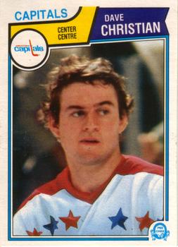 #367 Dave Christian - Washington Capitals - 1983-84 O-Pee-Chee Hockey