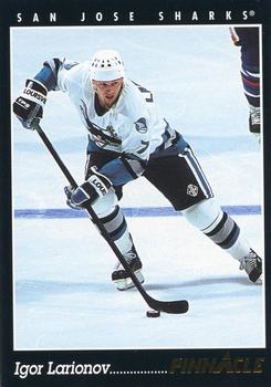 #367 Igor Larionov - San Jose Sharks - 1993-94 Pinnacle Hockey