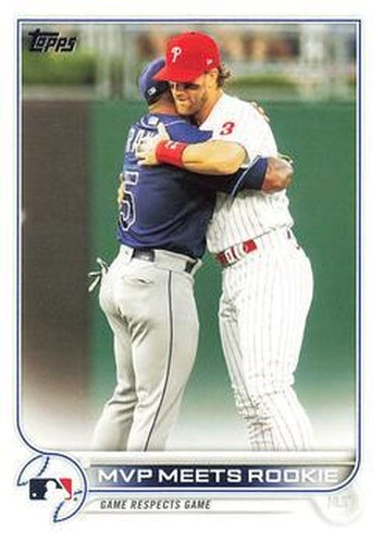 #367 MVP Meets Rookie - Tampa Bay Rays / Philadelphia Phillies - 2022 Topps Baseball