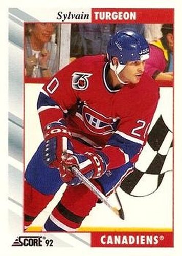 #367 Sylvain Turgeon - Montreal Canadiens - 1992-93 Score USA Hockey