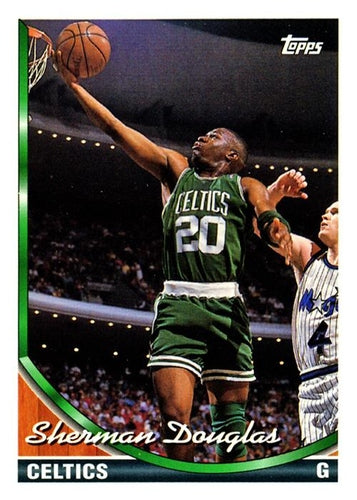 #367 Sherman Douglas - Boston Celtics - 1993-94 Topps Basketball