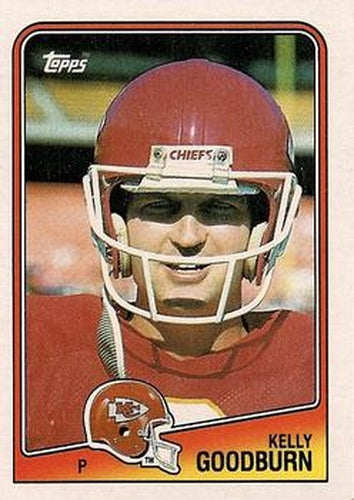 #367 Kelly Goodburn - Kansas City Chiefs - 1988 Topps Football