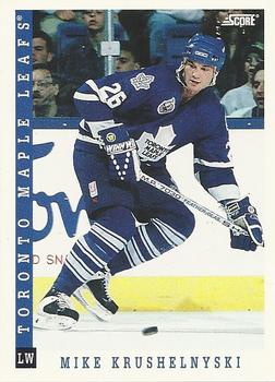 #367 Mike Krushelnyski - Toronto Maple Leafs - 1993-94 Score Canadian Hockey