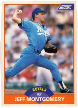 #367 Jeff Montgomery - Kansas City Royals - 1989 Score Baseball