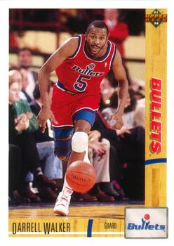 #367 Darrell Walker - Washington Bullets - 1991-92 Upper Deck Basketball