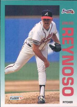 #367 Armando Reynoso - Atlanta Braves - 1992 Fleer Baseball