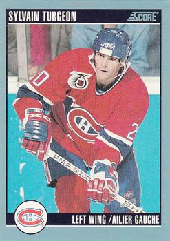 #367 Sylvain Turgeon - Montreal Canadiens - 1992-93 Score Canadian Hockey