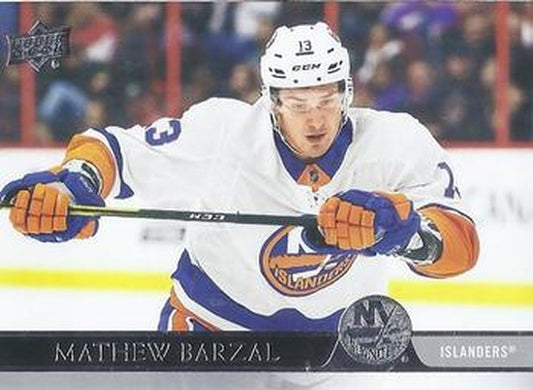 #367 Mathew Barzal - New York Islanders - 2020-21 Upper Deck Hockey