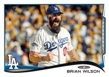 #367 Brian Wilson - Los Angeles Dodgers - 2014 Topps Baseball