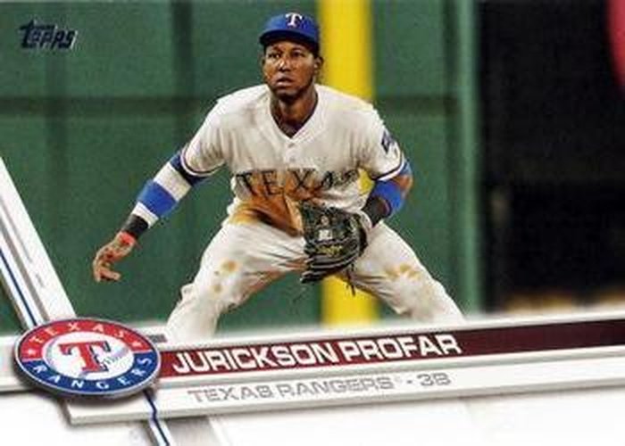 #367 Jurickson Profar - Texas Rangers - 2017 Topps Baseball