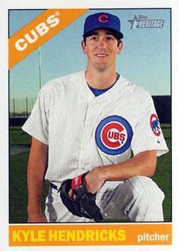 #367 Kyle Hendricks - Chicago Cubs - 2015 Topps Heritage Baseball