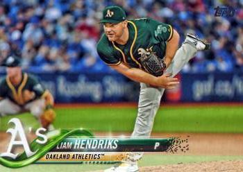 #367 Liam Hendriks - Oakland Athletics - 2018 Topps Baseball