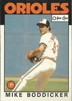 #367 Mike Boddicker - Baltimore Orioles - 1986 O-Pee-Chee Baseball