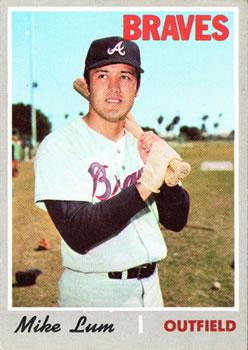 #367 Mike Lum - Atlanta Braves - 1970 Topps Baseball