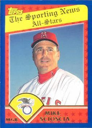 #367 Mike Scioscia - Anaheim Angels - 2003 Topps Baseball