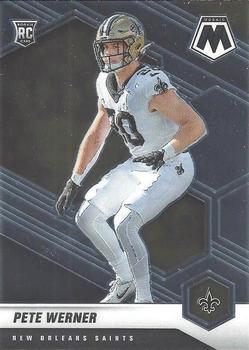 #367 Pete Werner - New Orleans Saints - 2021 Panini Mosaic Football