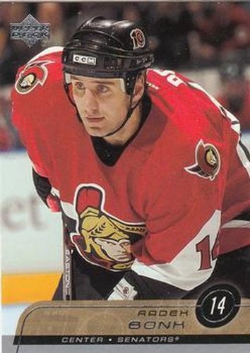 #367 Radek Bonk - Ottawa Senators - 2002-03 Upper Deck Hockey