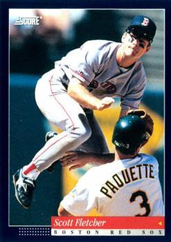 #367 Scott Fletcher - Boston Red Sox -1994 Score Baseball