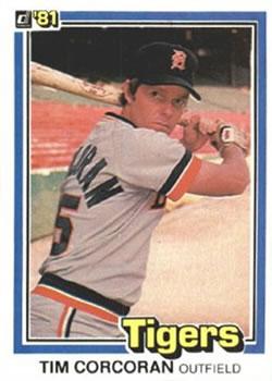#367 Tim Corcoran - Detroit Tigers - 1981 Donruss Baseball